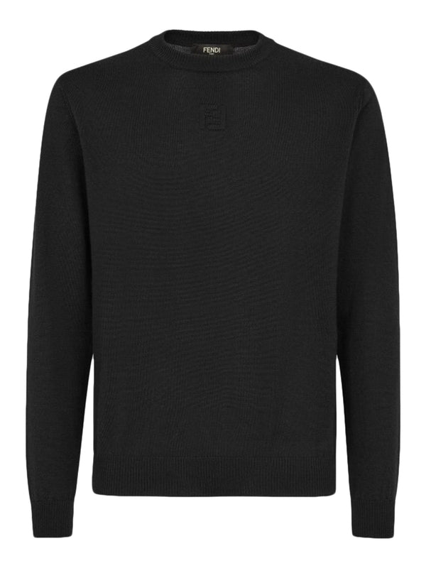Ff Logo Wool Sweater