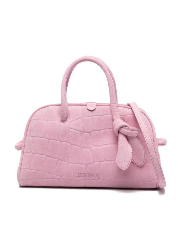 TURISMO Croc Effect Leather Small Tote Bag