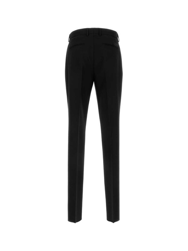 Slim Fit Mohair Wool Tailored Pants