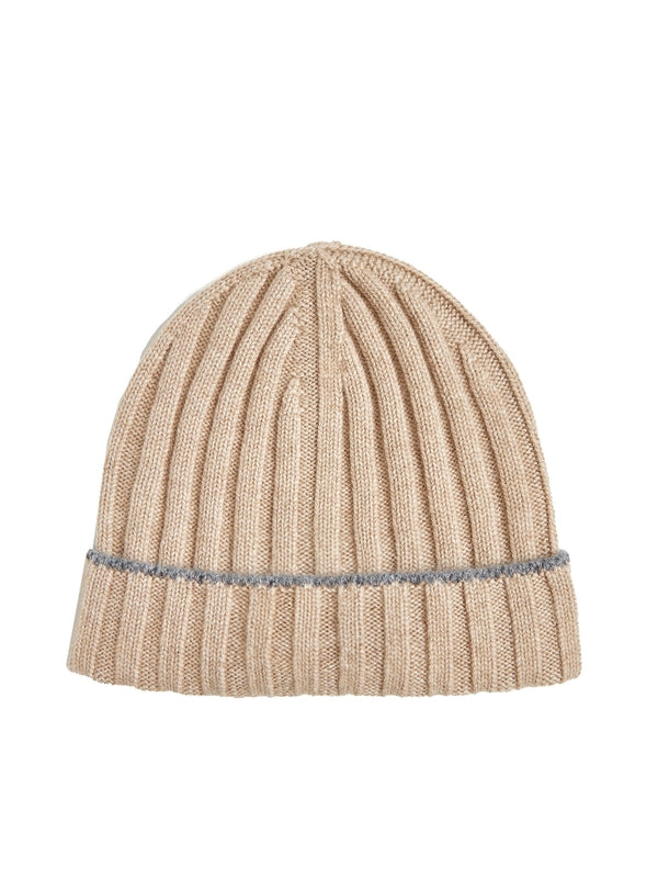 Cashmere Rib Beanie