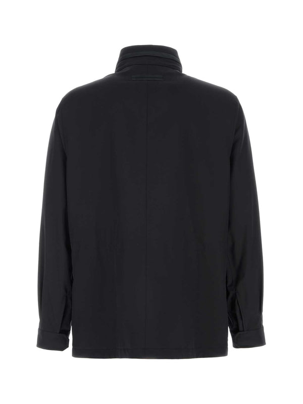 Z Zegna Navy Jackets