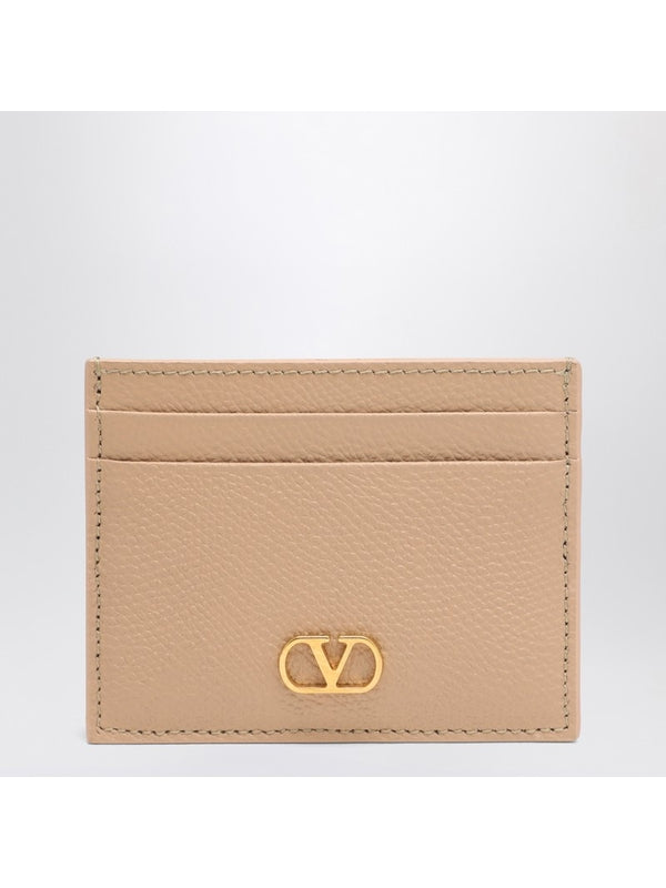 Valentino Pink Beige Card Holders