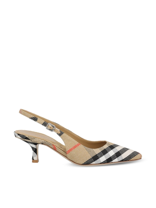 Birdie Vintage Check Slingback
  Heelss