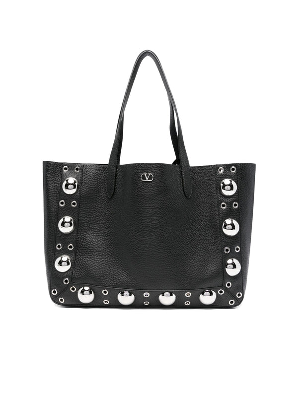 Valentino Black Tote Bags