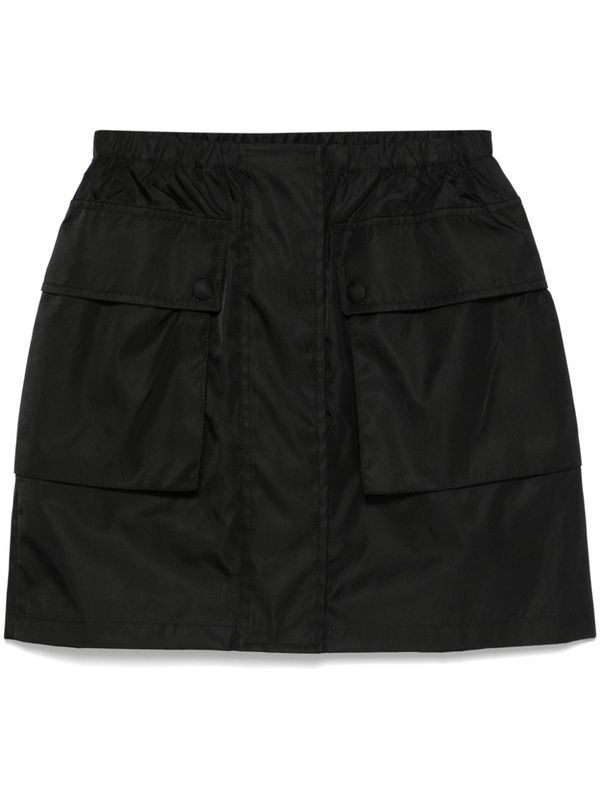 Back Triangle Logo Cargo Mini Skirt