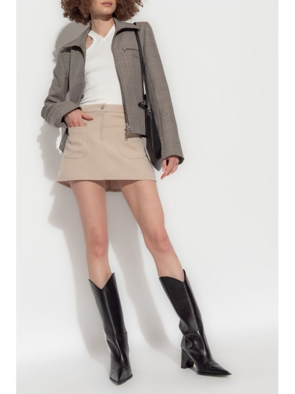 Beige 2 Pocket Skirt