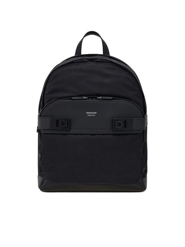 Ferragamo Black Backpacks