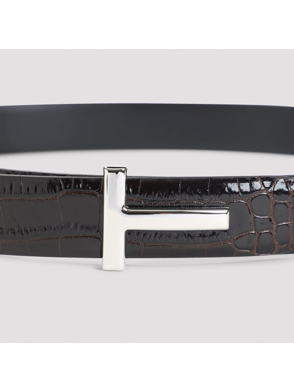 Tom Ford Brown Leather Belts