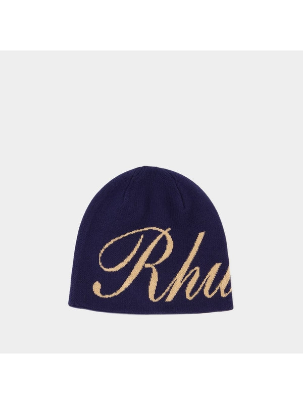 Logo Ribbed Beanie