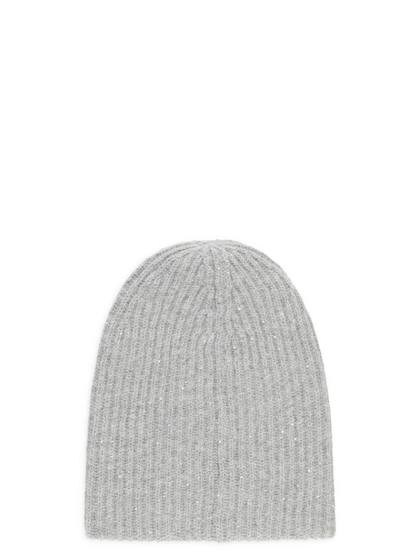 Sequin Detail Wool Beanie