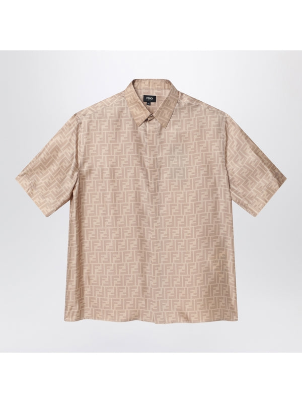 All-over FF Pattern Silk Shirt