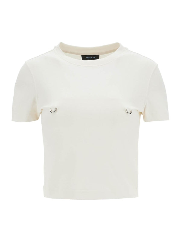 Piercing Cotton Short Sleeve T-Shirt