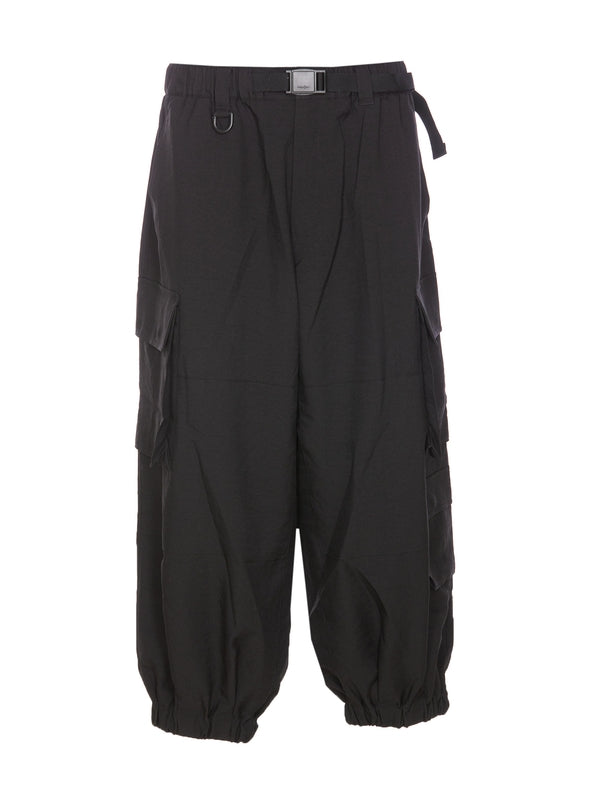 Belt Logo Detail Cargo Pants