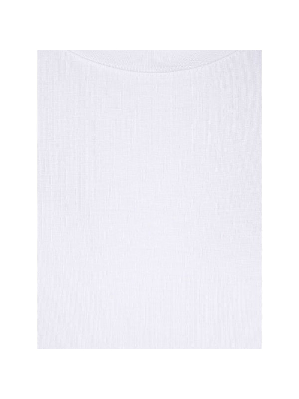 White Cotton Modal
  T-shirt