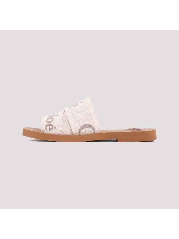 Woody Logo Band Flat Sandals