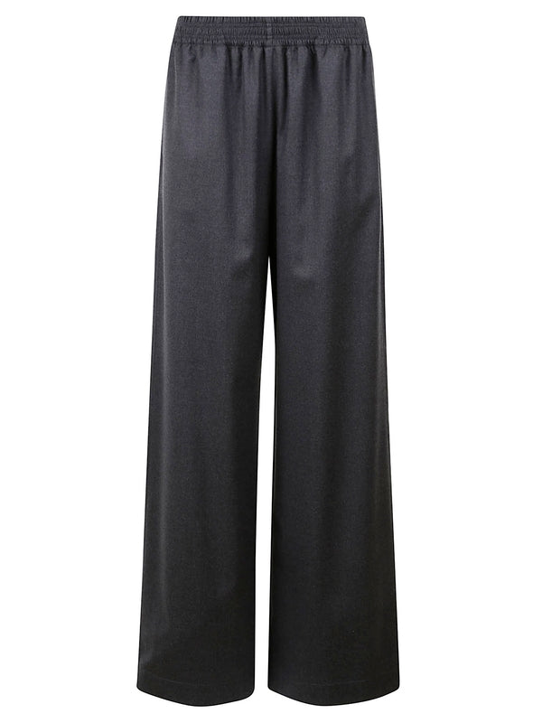 Wide Banding Wool Pants