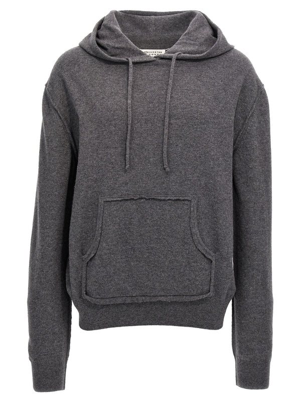 Wool Cashmere Knit Hoodie