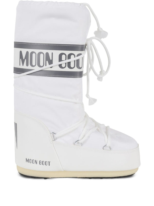 Moon Boot White Middle Boots