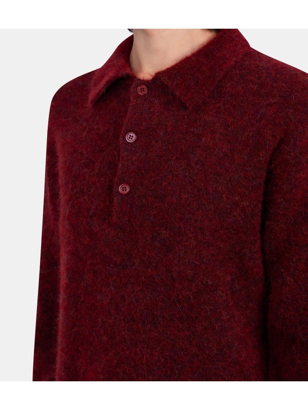 Sunflower Burgundy Knitted