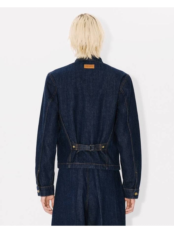 Logo Patch Denim Jacket