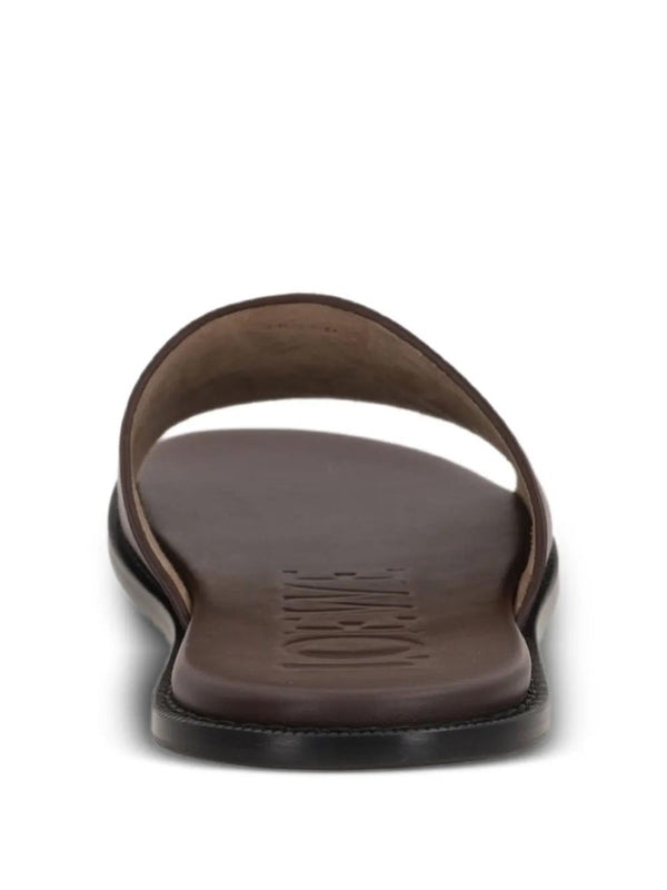 Loewe Burgundy Slides