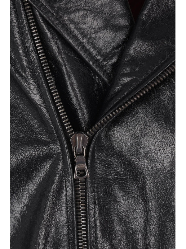 Dries Van Noten Black Biker