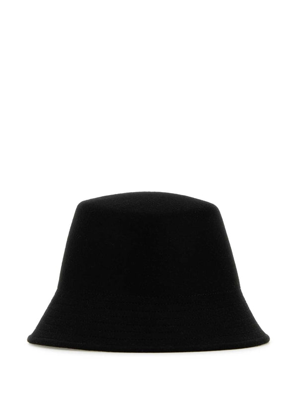 V Logo Wool Bucket Hat