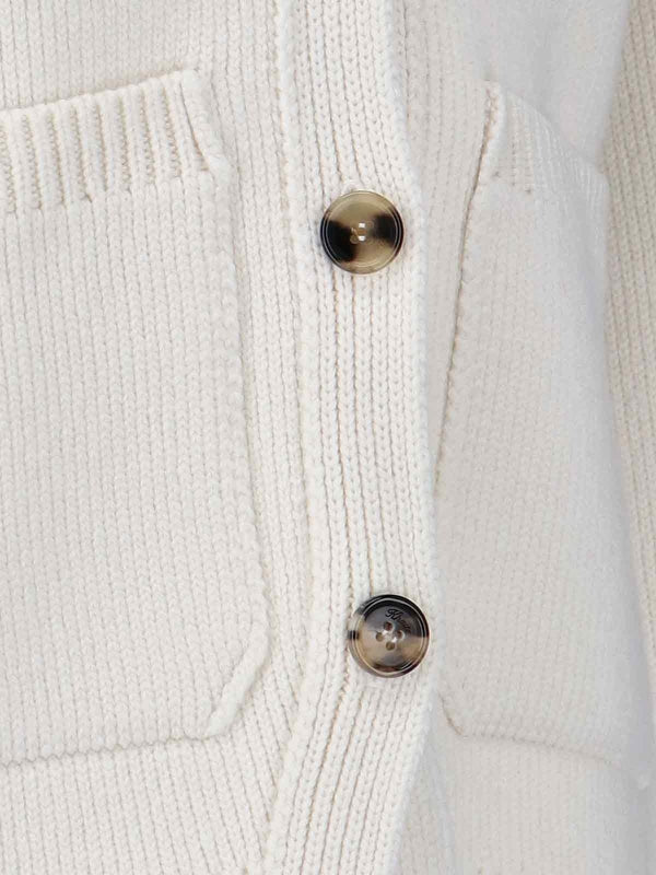Ribbed Cashmere Cardigan