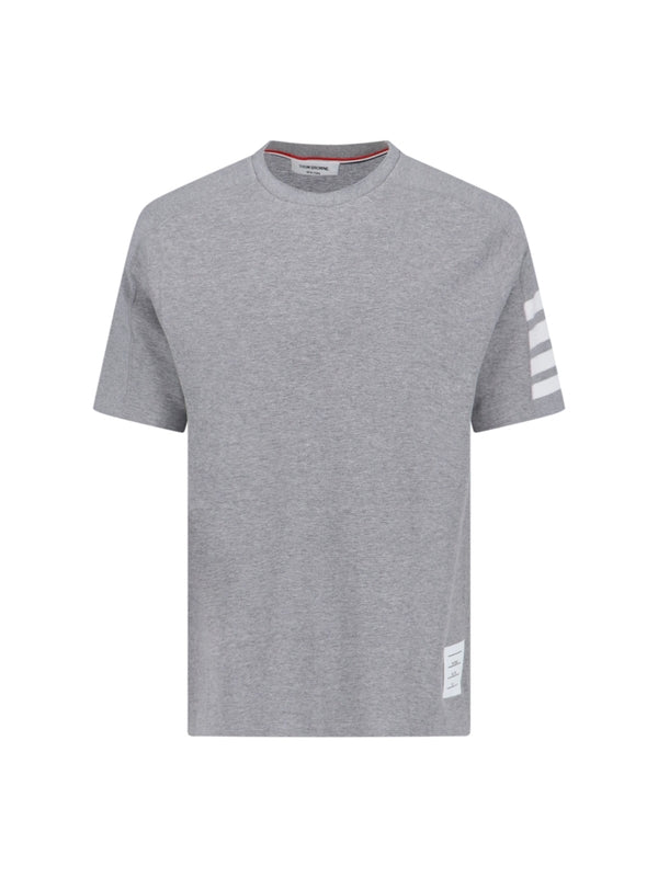 4-Bar Cotton Short-Sleeve T-Shirt