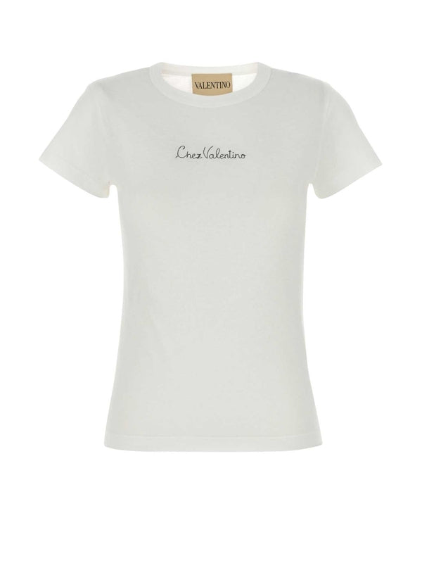 Valentino White Half Sleeve
