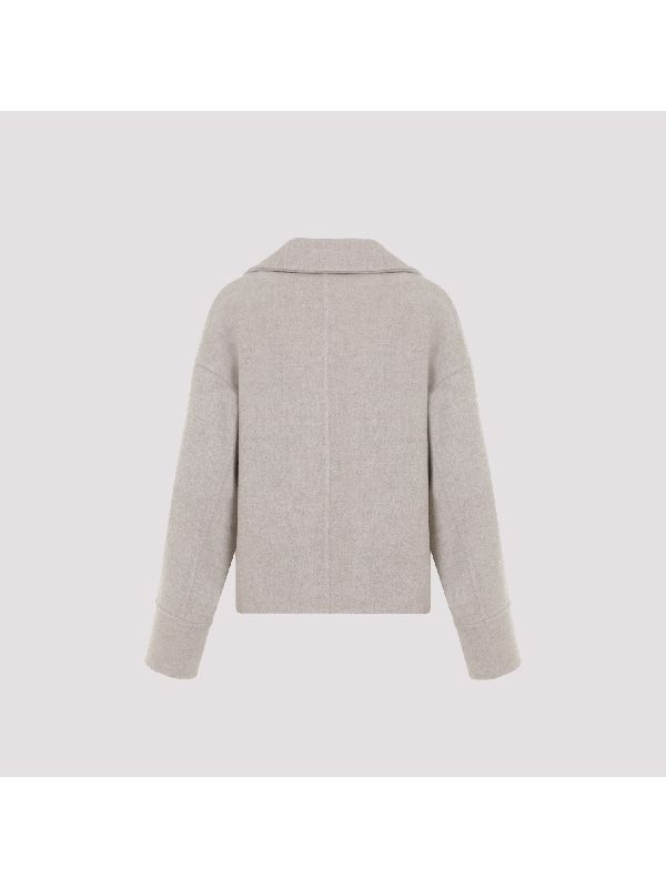 Wool Cashmere Double Breasted
  Coat