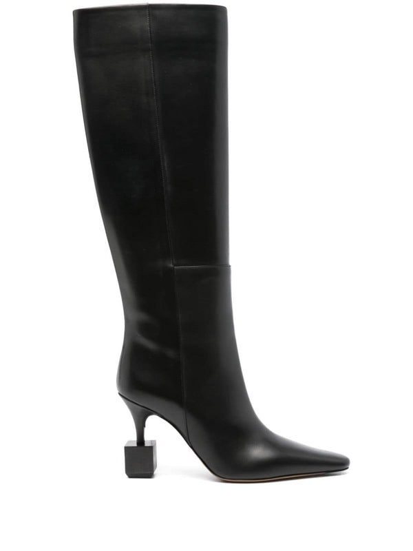 Bisou Leather High Boots