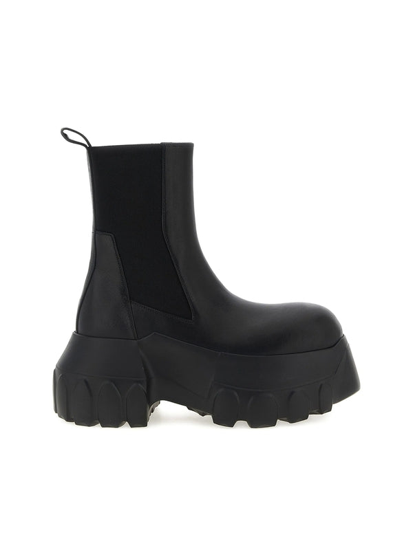 Rick Owens Black Chelsea Boots