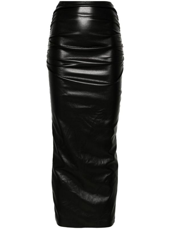 Hester Fake
  Leather Long Skirt