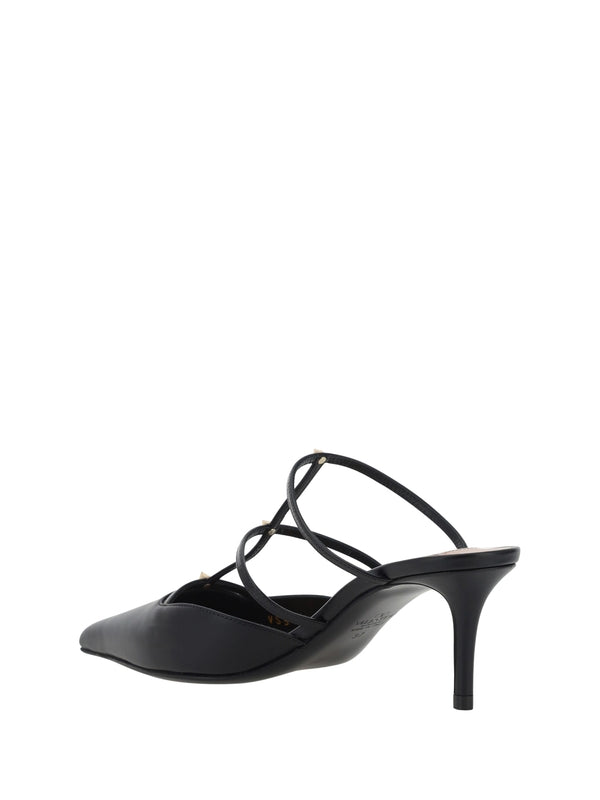 Wispy Rockstud Sandal Heel