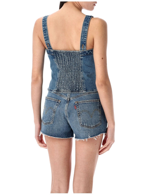Levi'S Blue Sleeveless Top