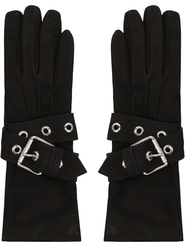 Calfskin Black Gloves