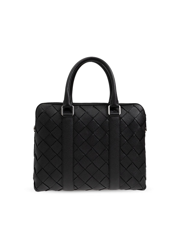 Intrecciato Leather Briefcase