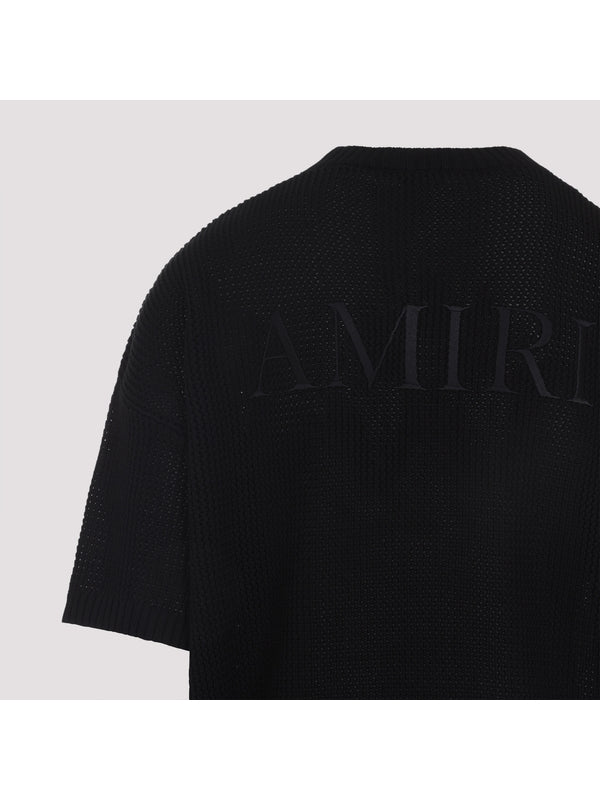 Amiri Black Half Sleeve