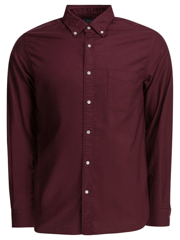Beams + Burgundy Shirts