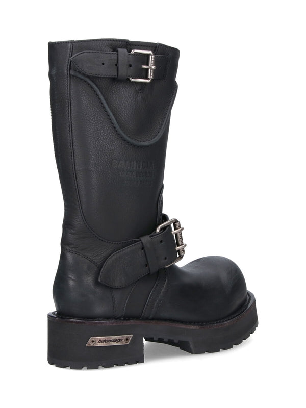 VENOM mid-calf buckled boots