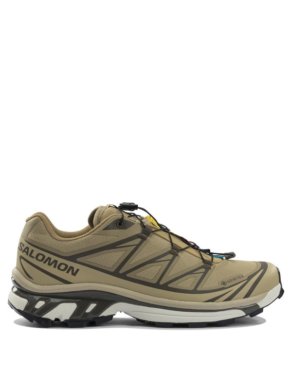 Salomon Beige Low Top Sneakers