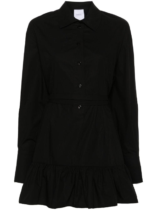 Peplum Shirt Dress