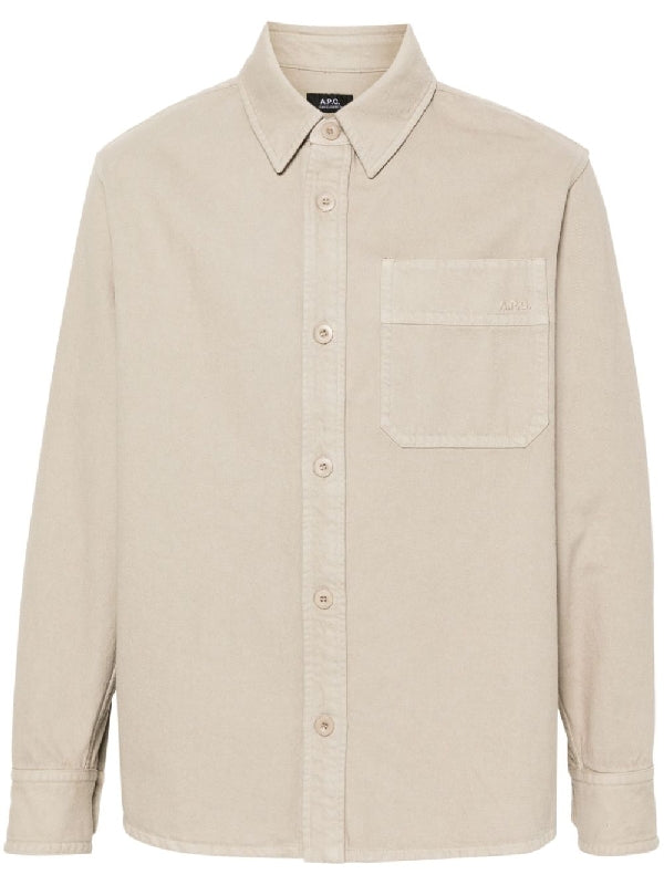 Basile Logo Embroidery Overshirt