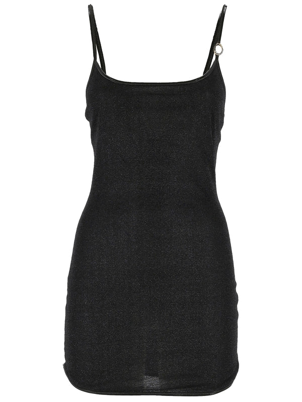 Oseree Black Mini Dress