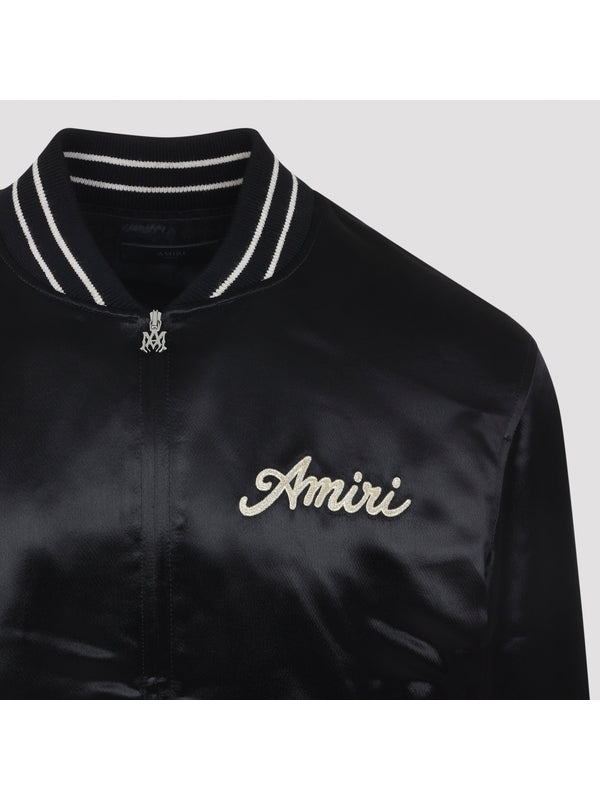 Amiri Black Bomber Jacket