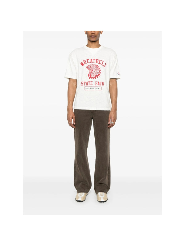 Champion White Half Sleeve