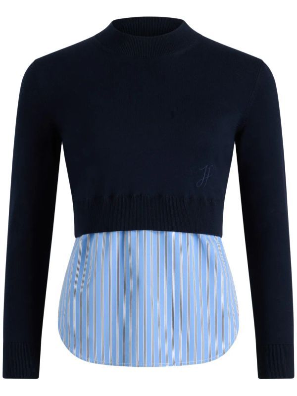 Stripe Layered
  Knit