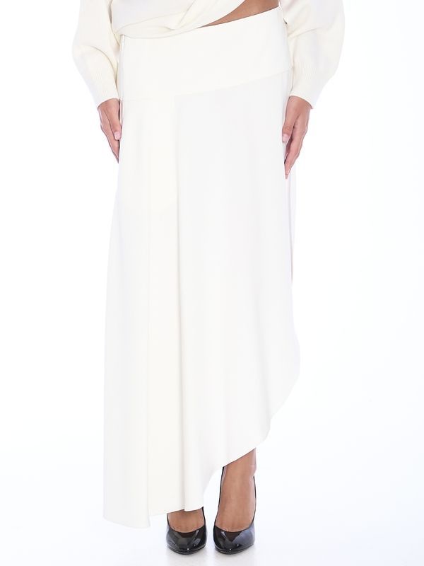 Asymmetric
  Flare Long Skirt