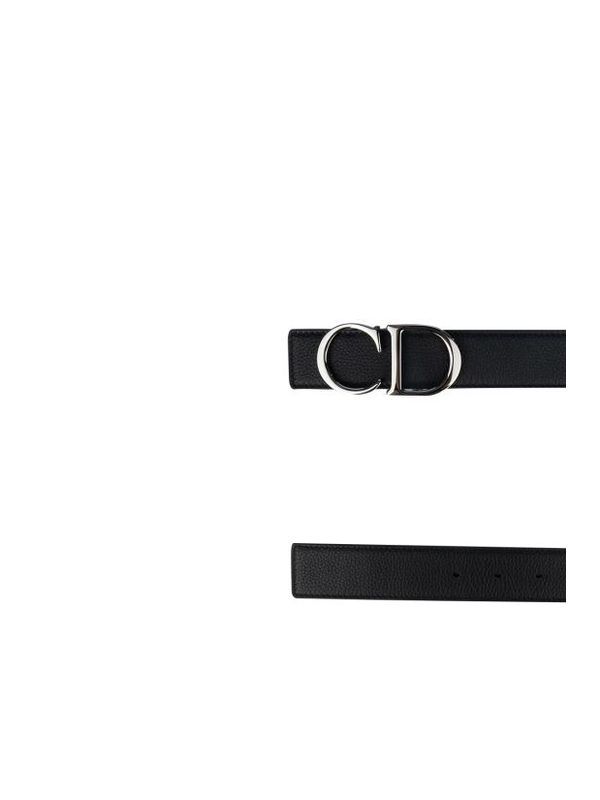 CD Icon Logo Leather Belt